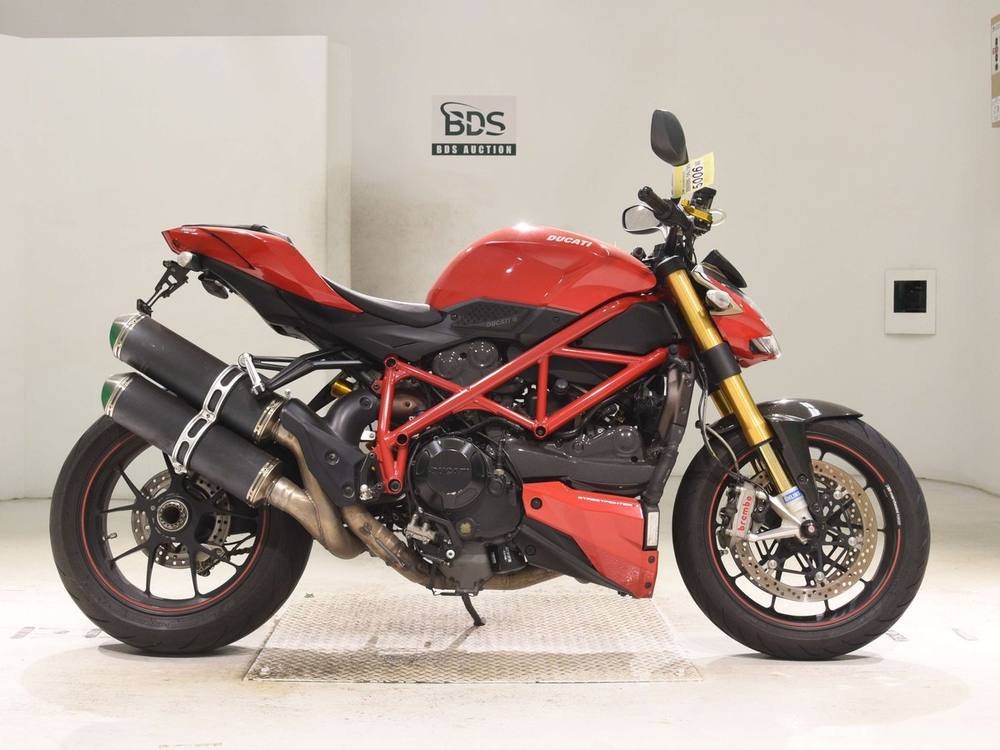 Ducati STREETFIGHTER 1098S 2013, рама ZDMF100AABB008282 – мотоцикл из Японии с аукциона BDS, фото 1