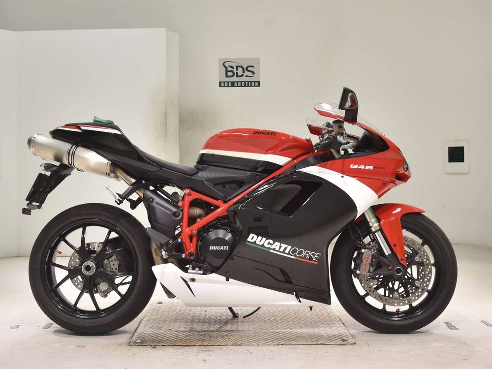 Ducati 848EVO 2012, рама ZDMH602AACB019825 – мотоцикл из Японии с аукциона BDS, фото 1