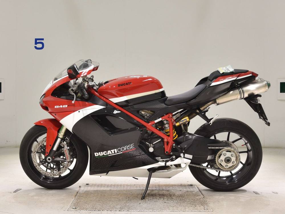 Ducati 848EVO 2012, рама ZDMH602AACB019825 – мотоцикл из Японии с аукциона BDS, фото 2