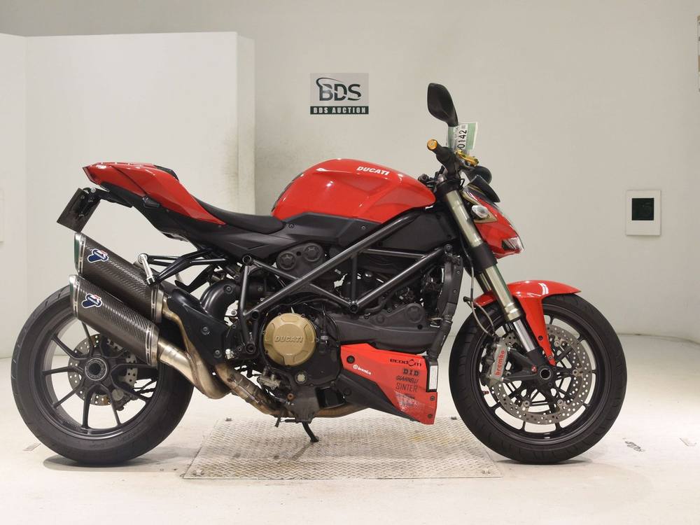 Ducati STREETFIGHTER 1098S 2010, рама ZDMF100AA9B005366 – мотоцикл из Японии с аукциона BDS, фото 1