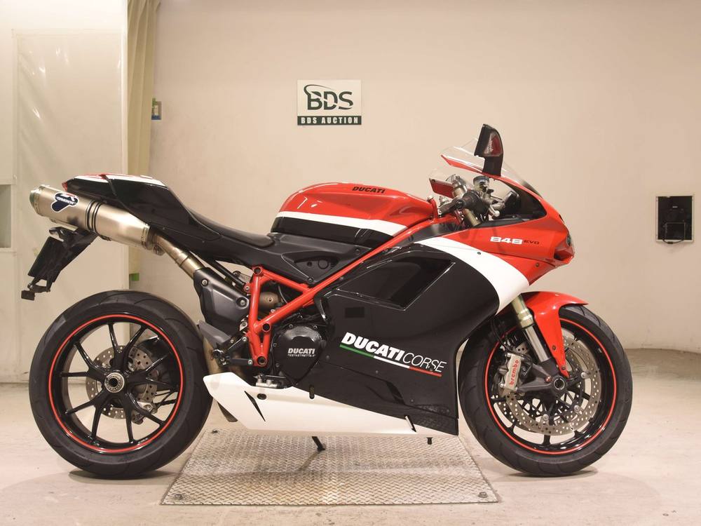Ducati 848EVO 2012, рама ZDMH602AACB020028 – мотоцикл из Японии с аукциона BDS, фото 1