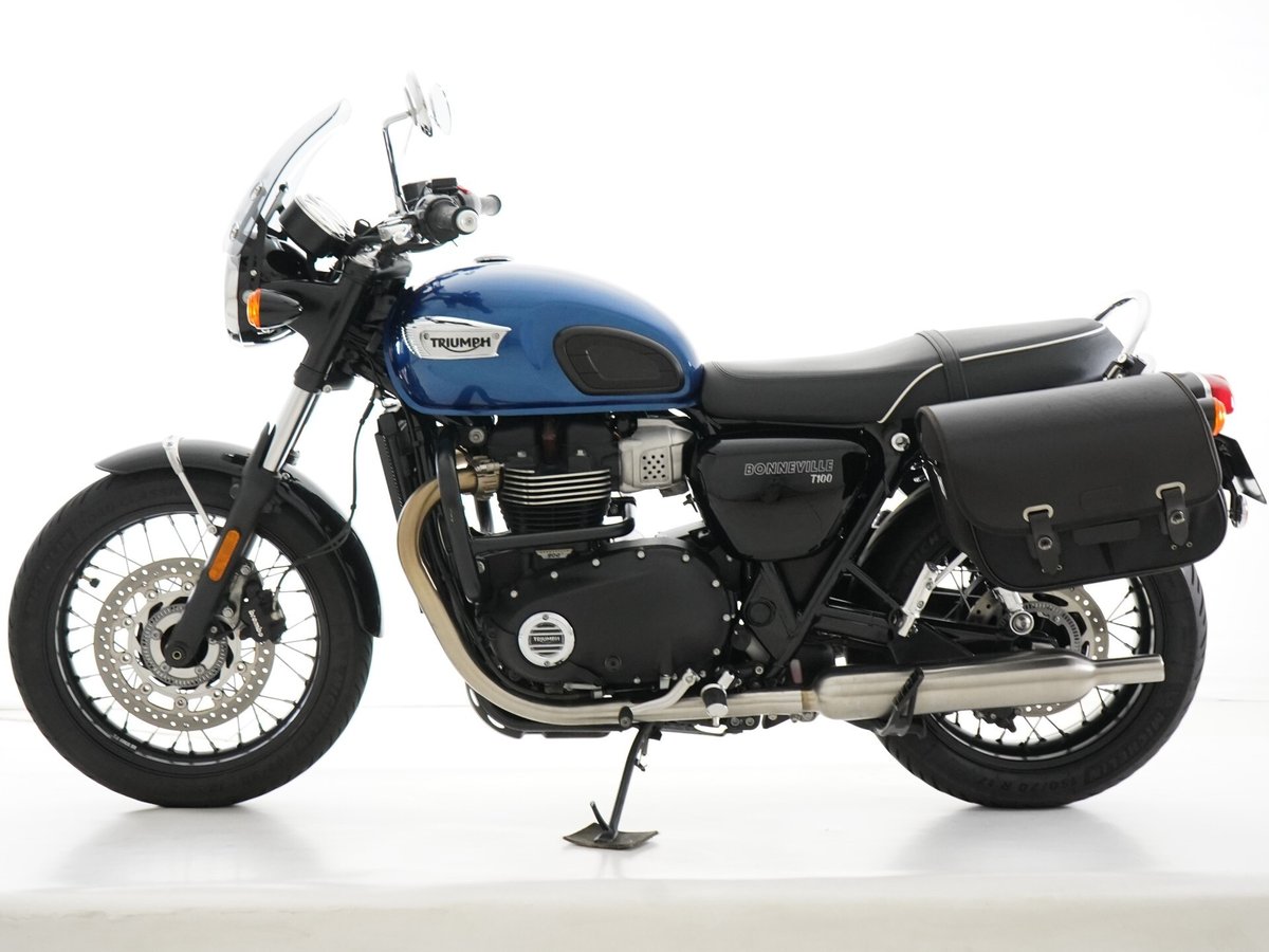 Triumph BONNEVILLE T100 2023, рама SMTDAD70GDPBK8635 – мотоцикл из Японии с аукциона IAUC, фото 2