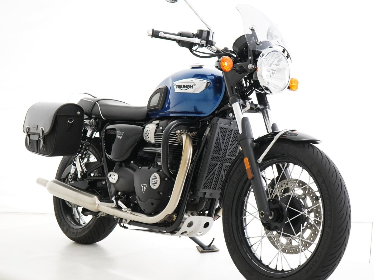 Triumph BONNEVILLE T100 2023, рама SMTDAD70GDPBK8635 – мотоцикл из Японии с аукциона IAUC, фото 4