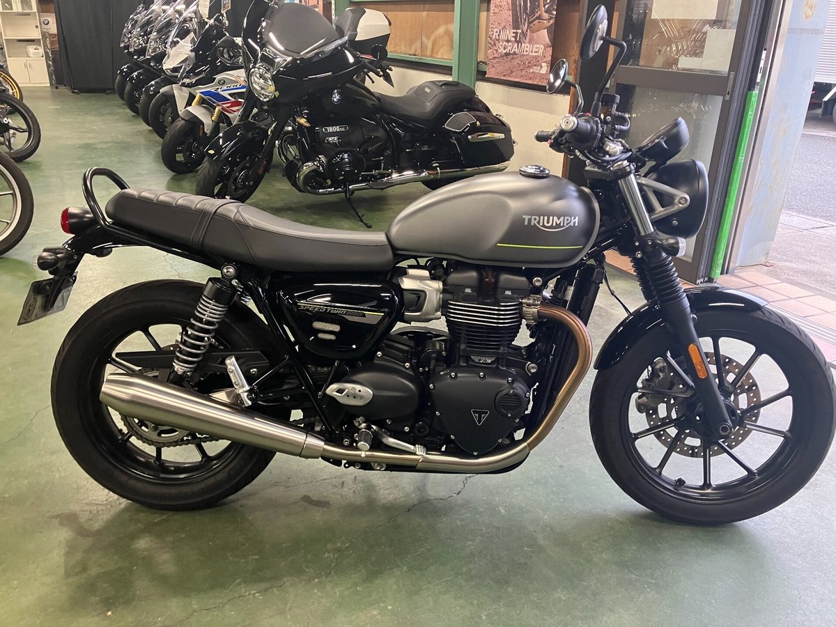Triumph SPEED TWIN 900 2023, рама SMTDAD74GDPBE7418 – мотоцикл из Японии с аукциона IAUC, фото 1