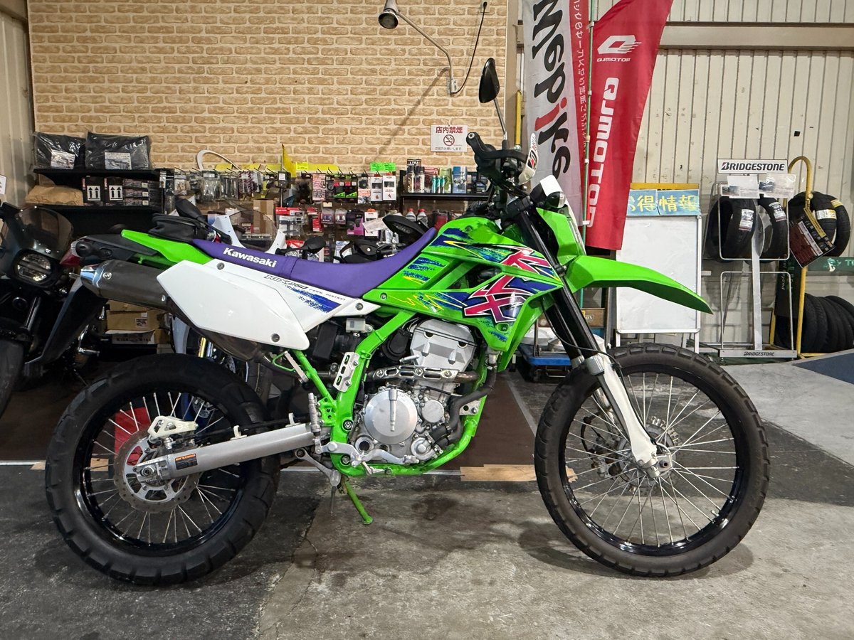 Kawasaki KLX250, рама LX250S-A23386 – мотоцикл из Японии с аукциона IAUC, фото 1