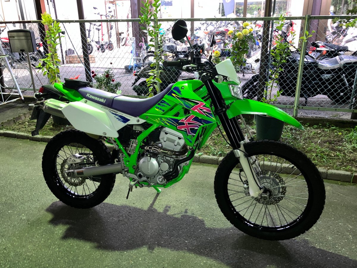 Kawasaki KLX250, рама LX250S-A24588 – мотоцикл из Японии с аукциона IAUC, фото 1