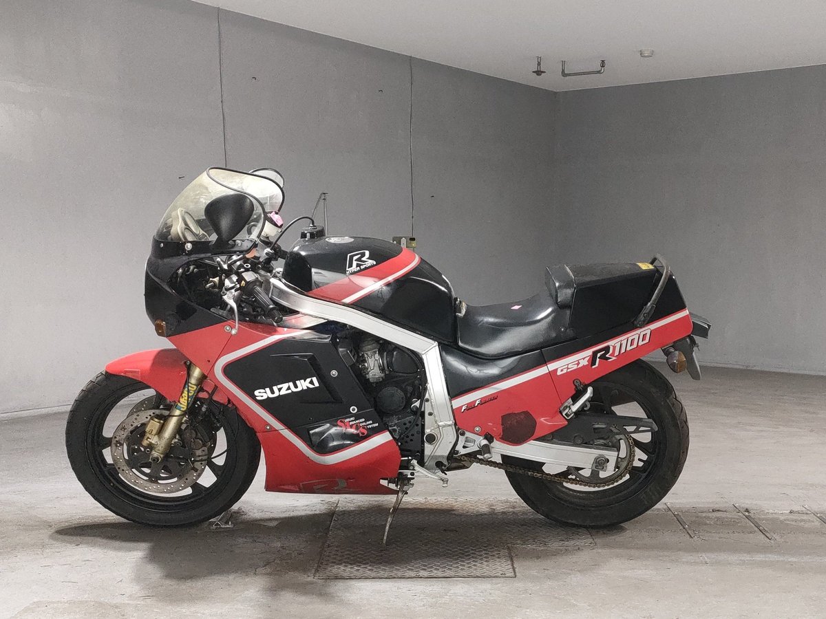 Suzuki GSX-R1100, рама GU74A-101218 – мотоцикл из Японии с аукциона JBA, фото 2