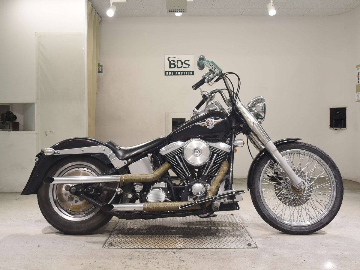 HD FATBOY FLSTF1340 1999, рама 1HD1BML10XY033231 – мотоцикл из Японии с аукциона BDS, фото 1