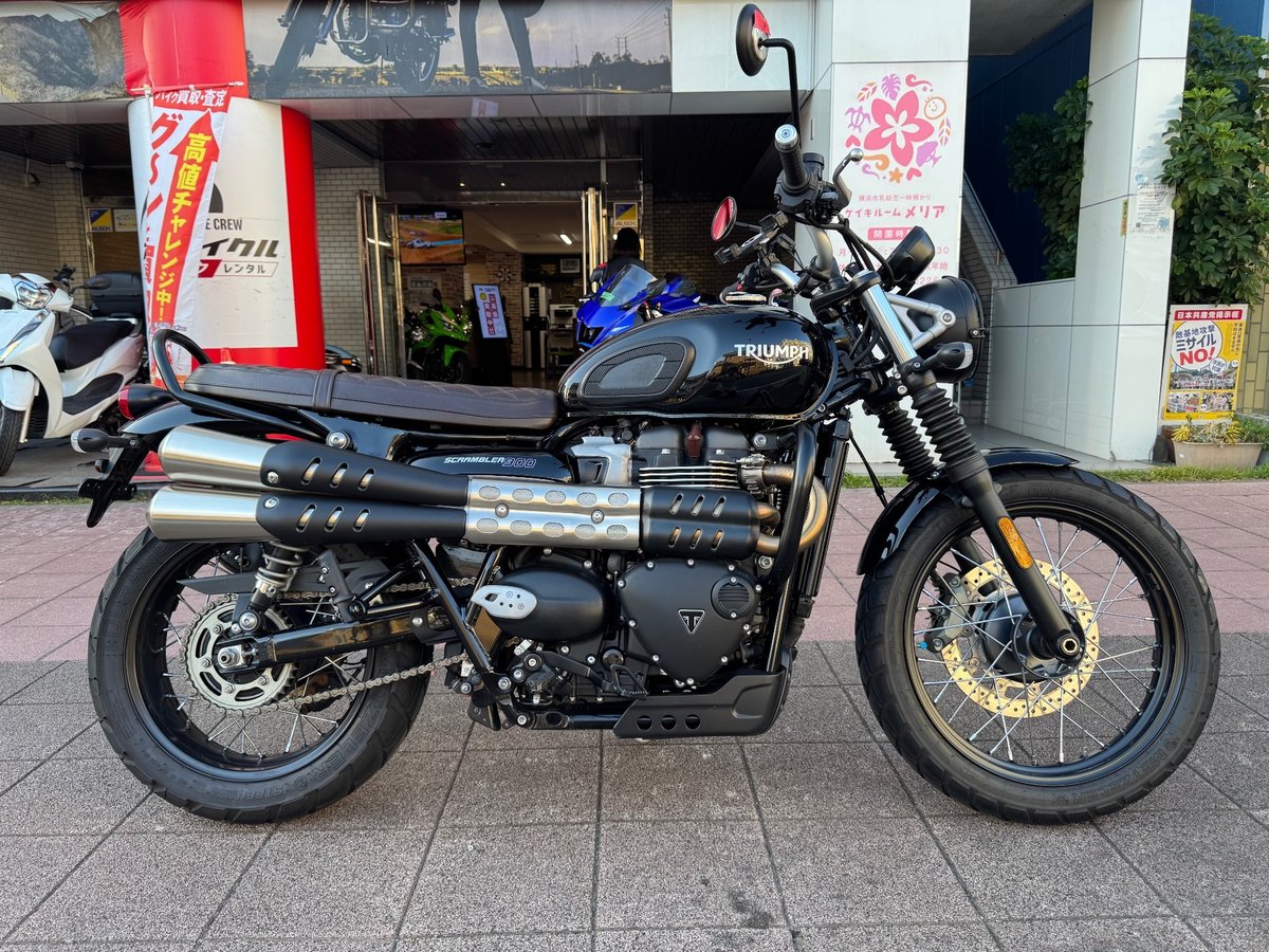 Triumph SCRAMBLER 900 2024, рама SMTDAD78GDRBP6948 – мотоцикл из Японии с аукциона IAUC, фото 1