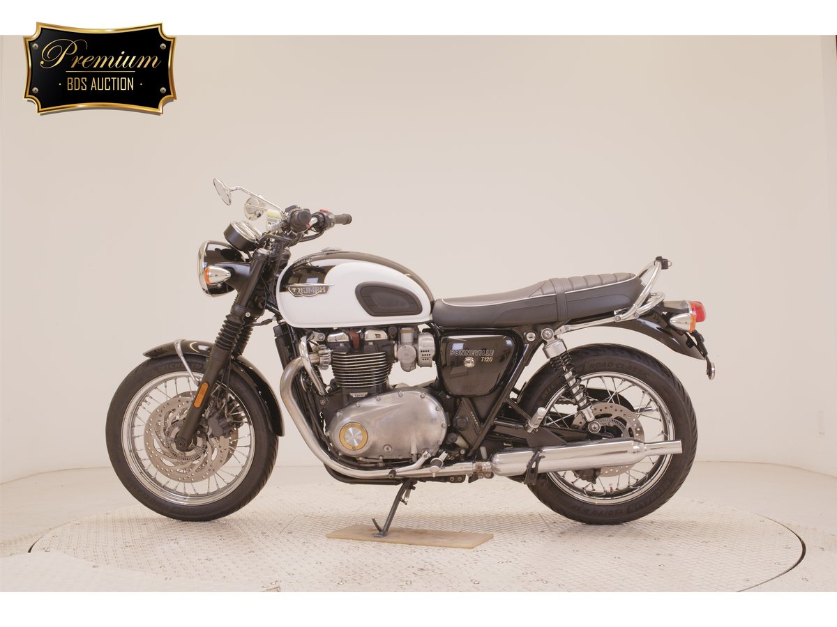 Triumph BONNEVILLE T120 2016, рама SMTDAD75HWH769839 – мотоцикл из Японии с аукциона BDS, фото 2