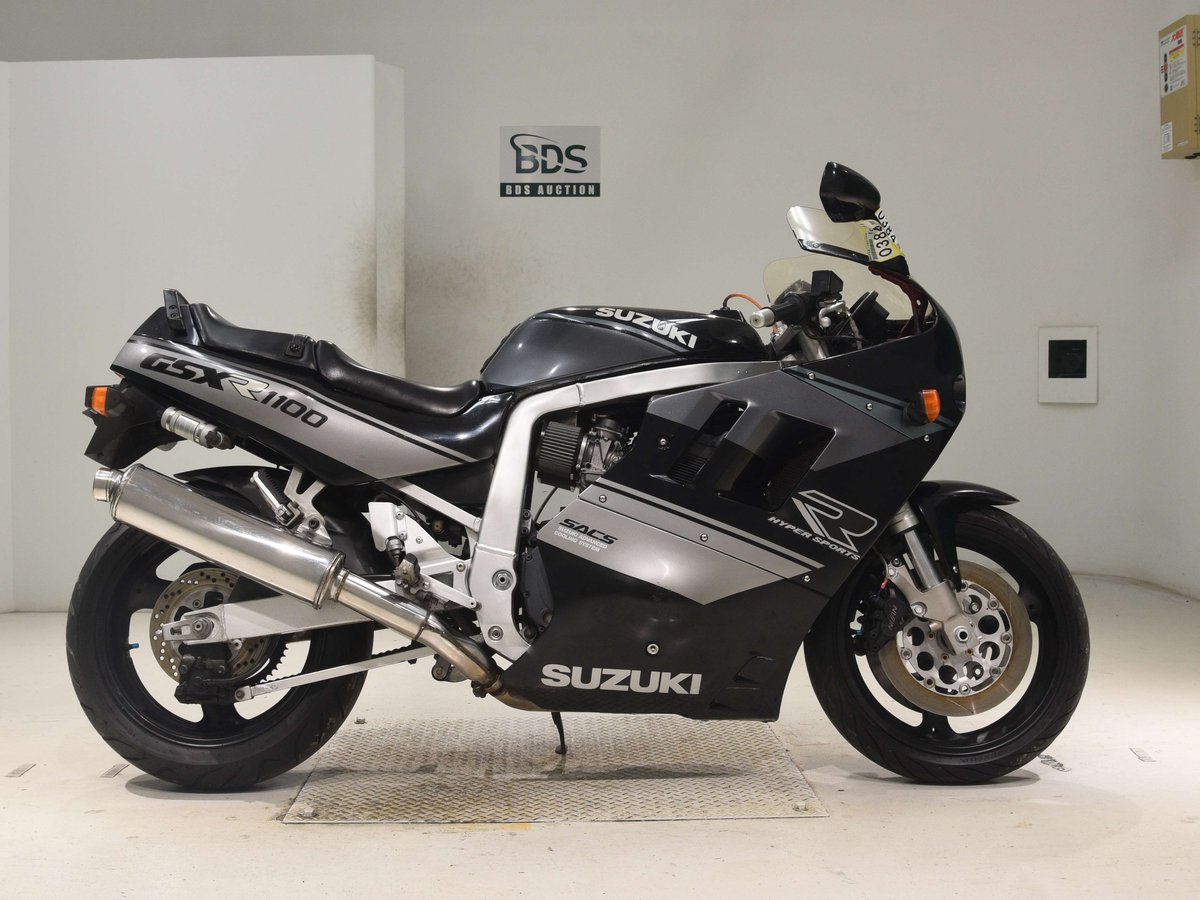 Suzuki GSX-R1100 1990, рама GV73A-102781 – мотоцикл из Японии с аукциона BDS, фото 1
