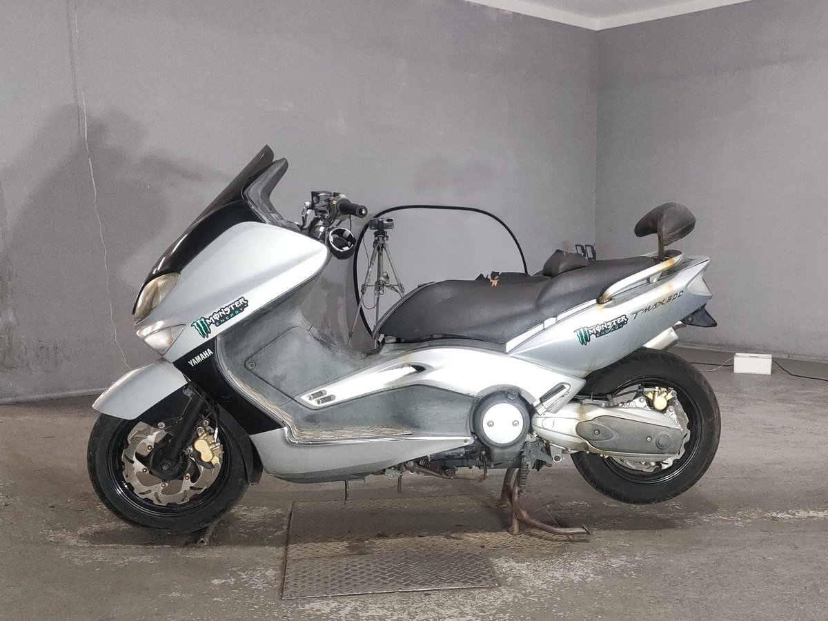 Yamaha T-MAX500 2002, рама JYASJ011000014068 – мотоцикл из Японии с аукциона JBA, фото 2