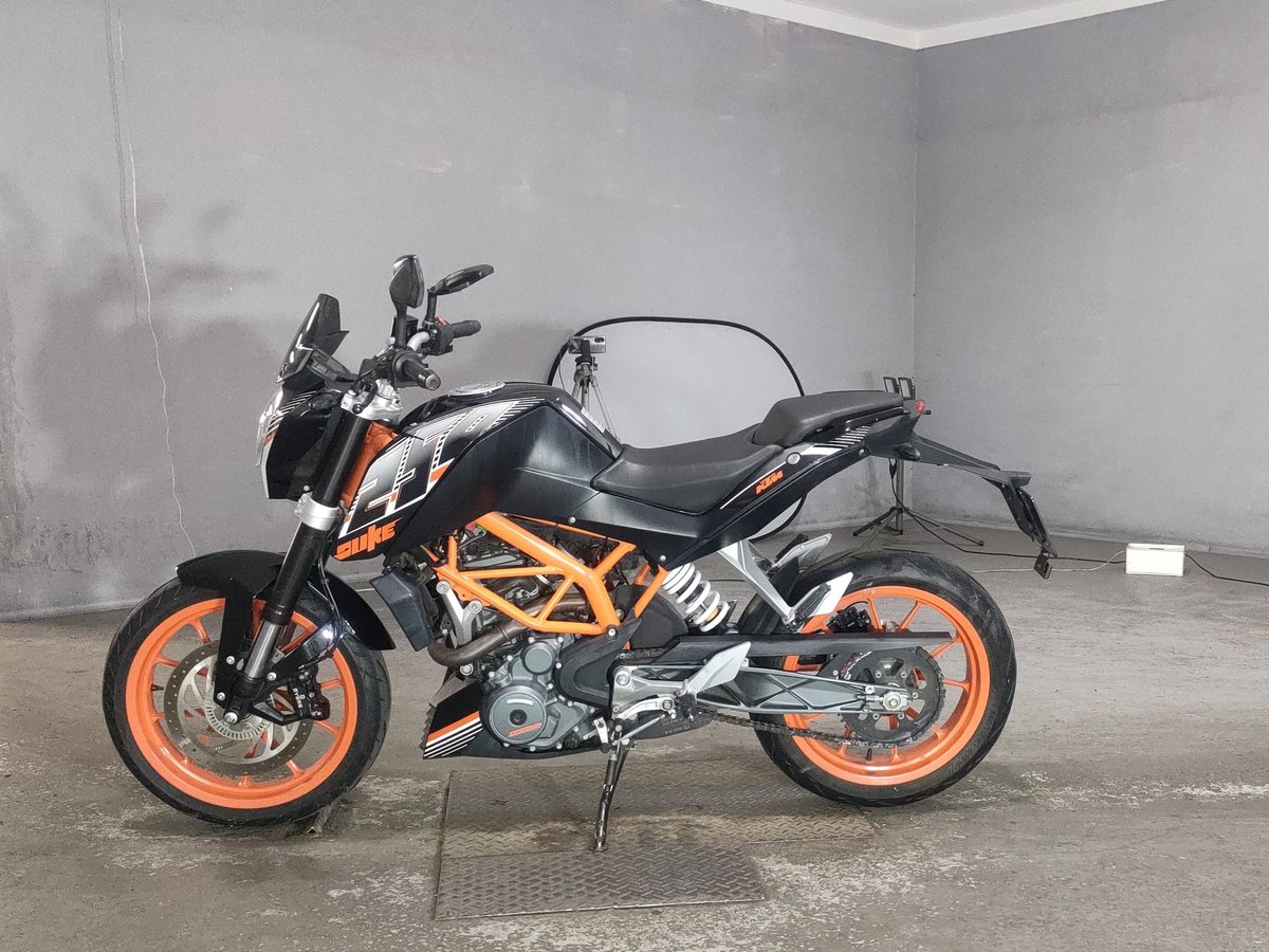 KTM 250 DUKE 2016, рама VBKJGE407GC193617 – мотоцикл из Японии с аукциона JBA, фото 2