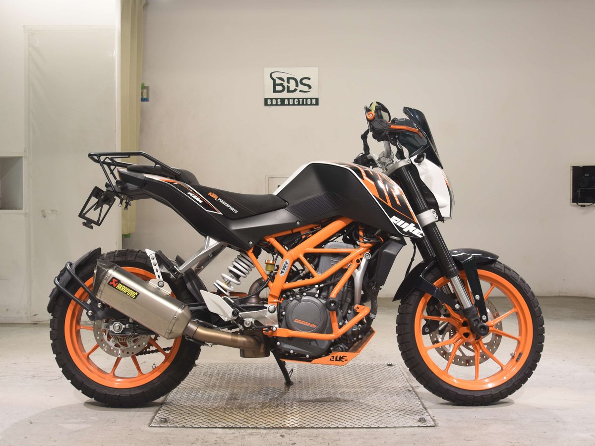 KTM 390 DUKE 2014, рама VBKJGJ409EC228924 – мотоцикл из Японии с аукциона BDS, фото 1