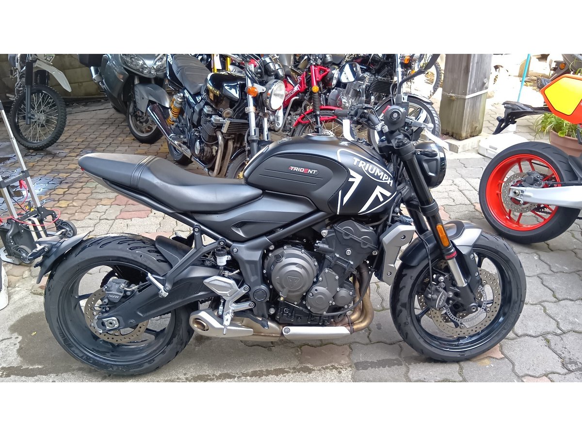 Triumph TRIDENT660 2023, рама SMTLGL10U3PBK2780 – мотоцикл из Японии с аукциона IAUC, фото 1
