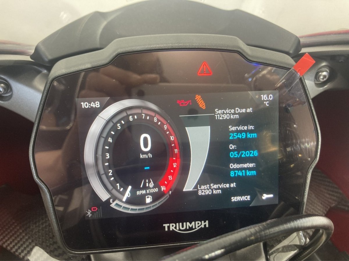 Triumph TRIPLE 1200 RR 2022, рама SMTS3P02SCNAY0735 – мотоцикл из Японии с аукциона IAUC, фото 3