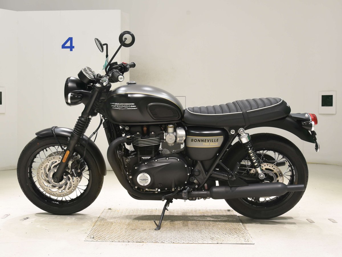 Triumph BONNEVILLE T120 2021, рама SMTDAD75HWNAX0834 – мотоцикл из Японии с аукциона BDS, фото 2