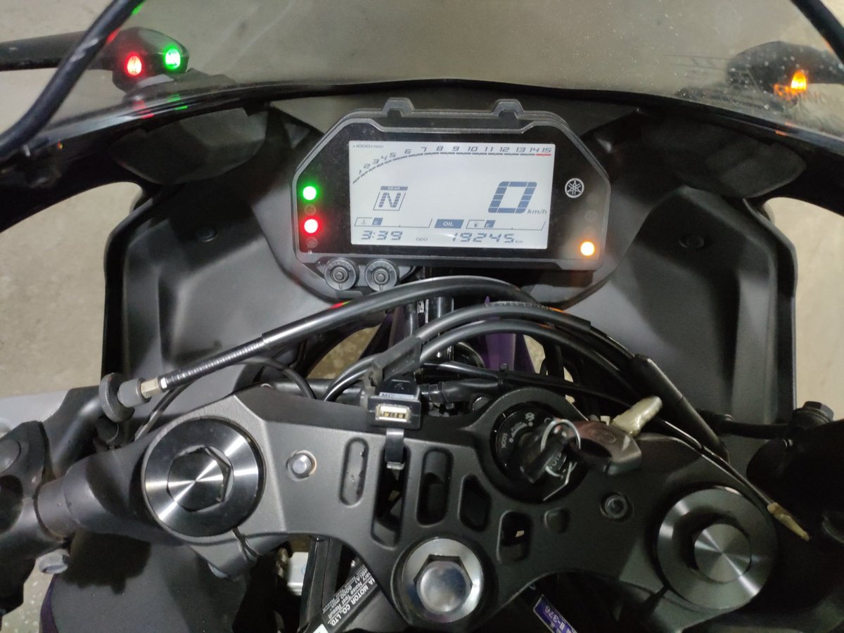 Yamaha YZF-R25 2023, рама RG74J-003669 – мотоцикл из Японии с аукциона JBA, фото 5