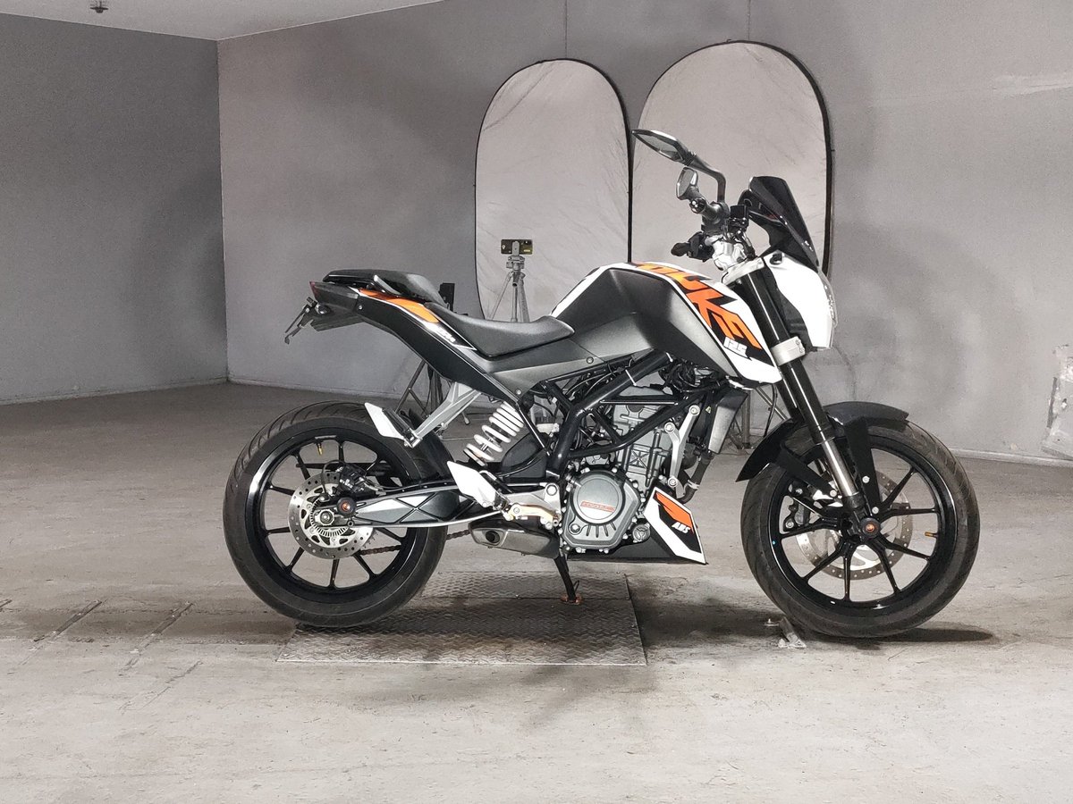KTM 125 DUKE 2014, рама VBKJGA401EC033609 – мотоцикл из Японии с аукциона JBA, фото 1