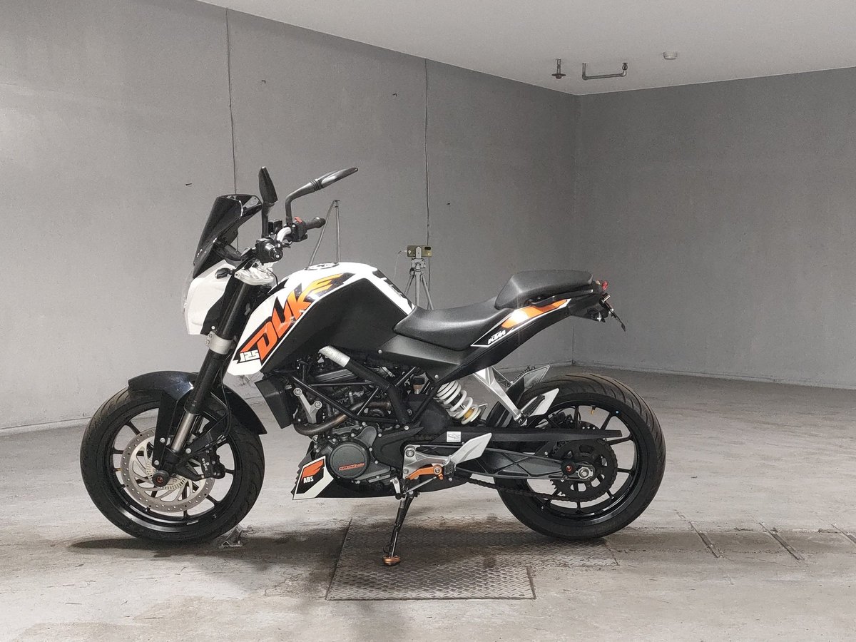KTM 125 DUKE 2014, рама VBKJGA401EC033609 – мотоцикл из Японии с аукциона JBA, фото 2