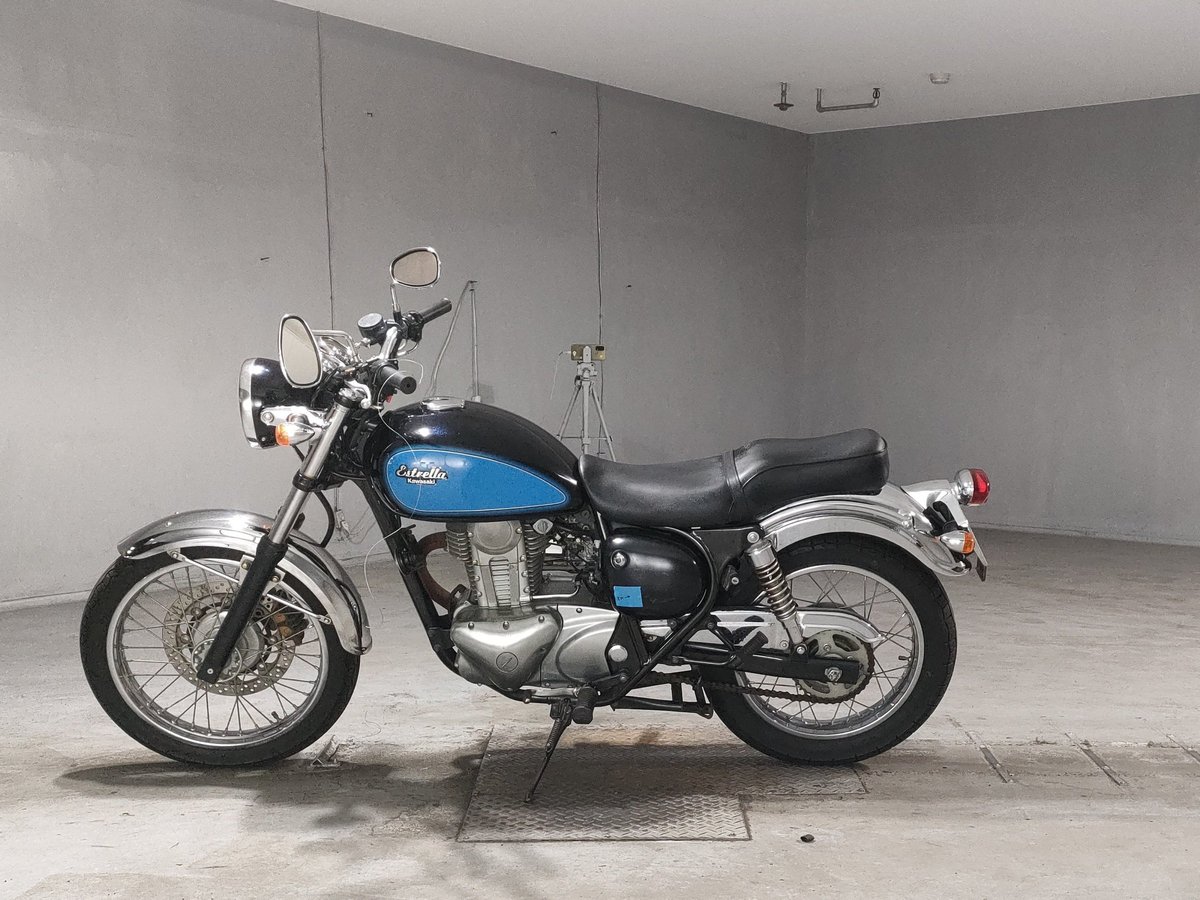 Kawasaki ESTRELLA, рама BJ250A-094199 – мотоцикл из Японии с аукциона JBA, фото 2