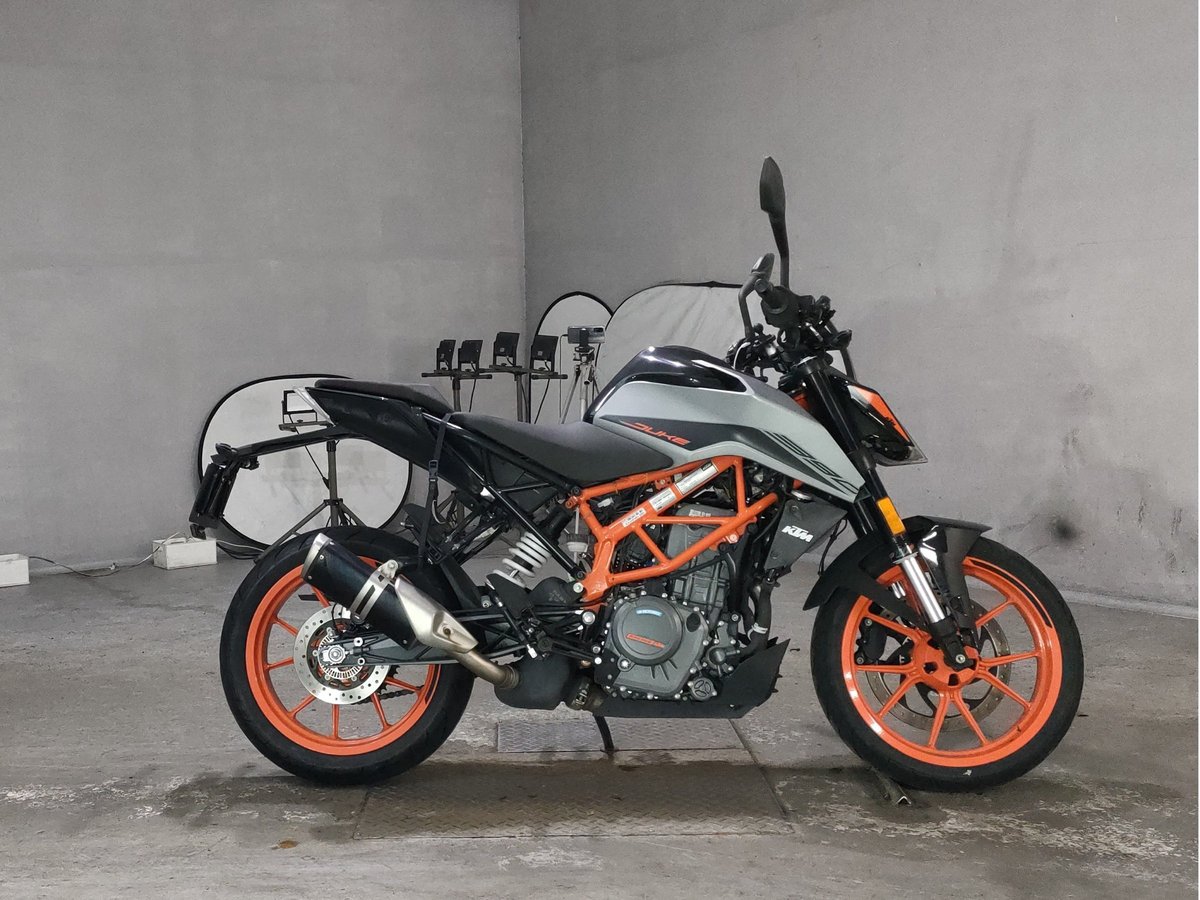 KTM 390 DUKE 2023, рама VBKJPJ405NC291082 – мотоцикл из Японии с аукциона JBA, фото 1
