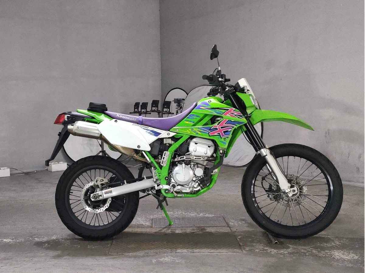 Kawasaki KLX250, рама LX250S-A24574 – мотоцикл из Японии с аукциона JBA, фото 1