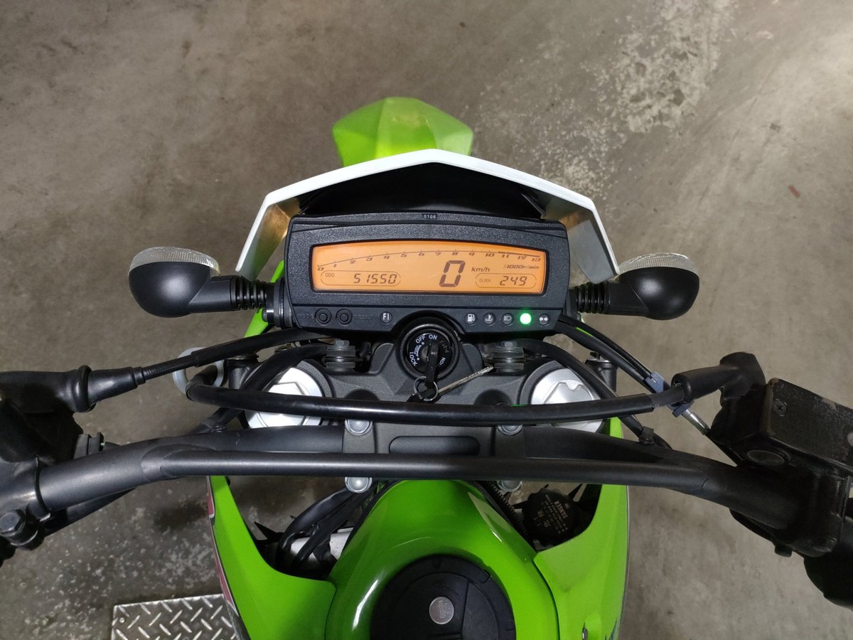 Kawasaki KLX250, рама LX250S-A24574 – мотоцикл из Японии с аукциона JBA, фото 5