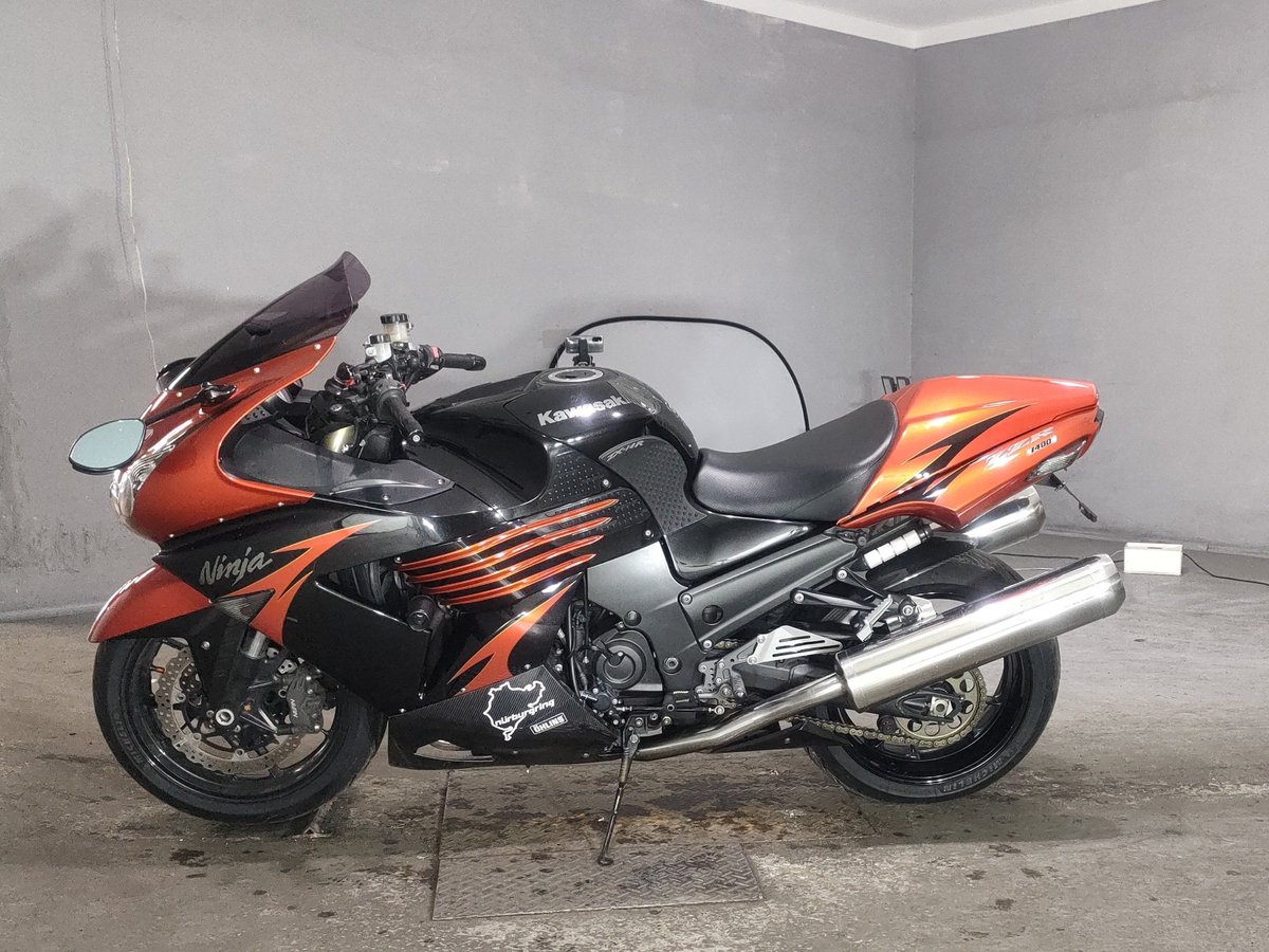 Kawasaki ZZ-R1400 2009, рама ZXT40C-002448 – мотоцикл из Японии с аукциона JBA, фото 2