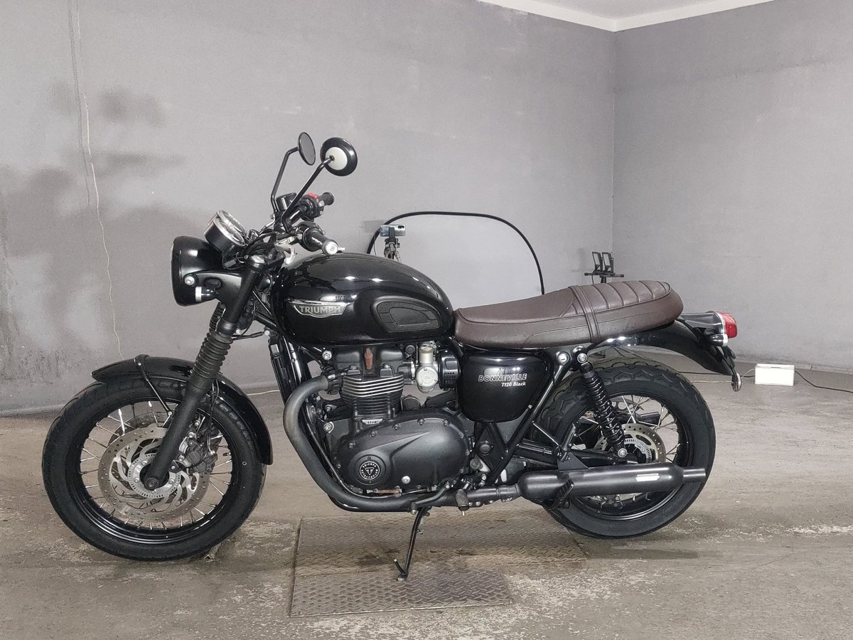 Triumph BONNEVILLE T120 2016, рама SMTDAD75HWH776140 – мотоцикл из Японии с аукциона JBA, фото 2