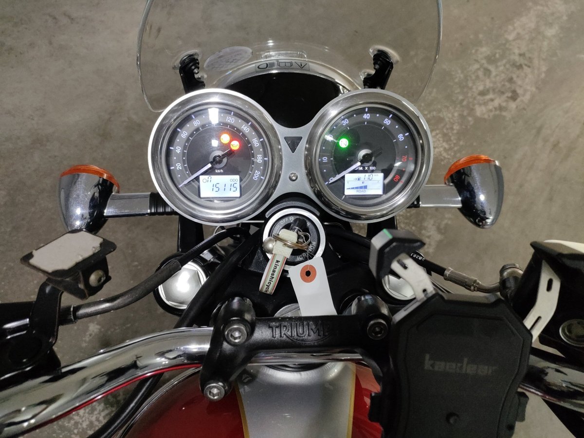 Triumph BONNEVILLE T120 2016, рама SMTDAD75HWG751415 – мотоцикл из Японии с аукциона JBA, фото 5