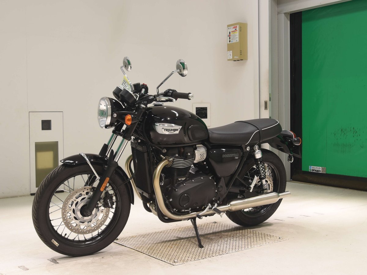 Triumph BONNEVILLE T100 2024, рама SMTDAD70GDRBX2269 – мотоцикл из Японии с аукциона BDS, фото 4