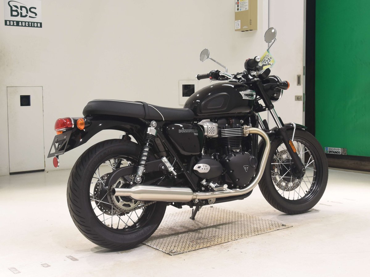 Triumph BONNEVILLE T100 2024, рама SMTDAD70GDRBX2269 – мотоцикл из Японии с аукциона BDS, фото 5