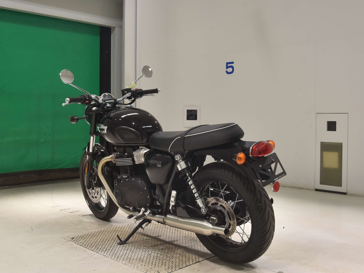 Triumph BONNEVILLE T100 2024, рама SMTDAD70GDRBX2269 – мотоцикл из Японии с аукциона BDS, фото 6