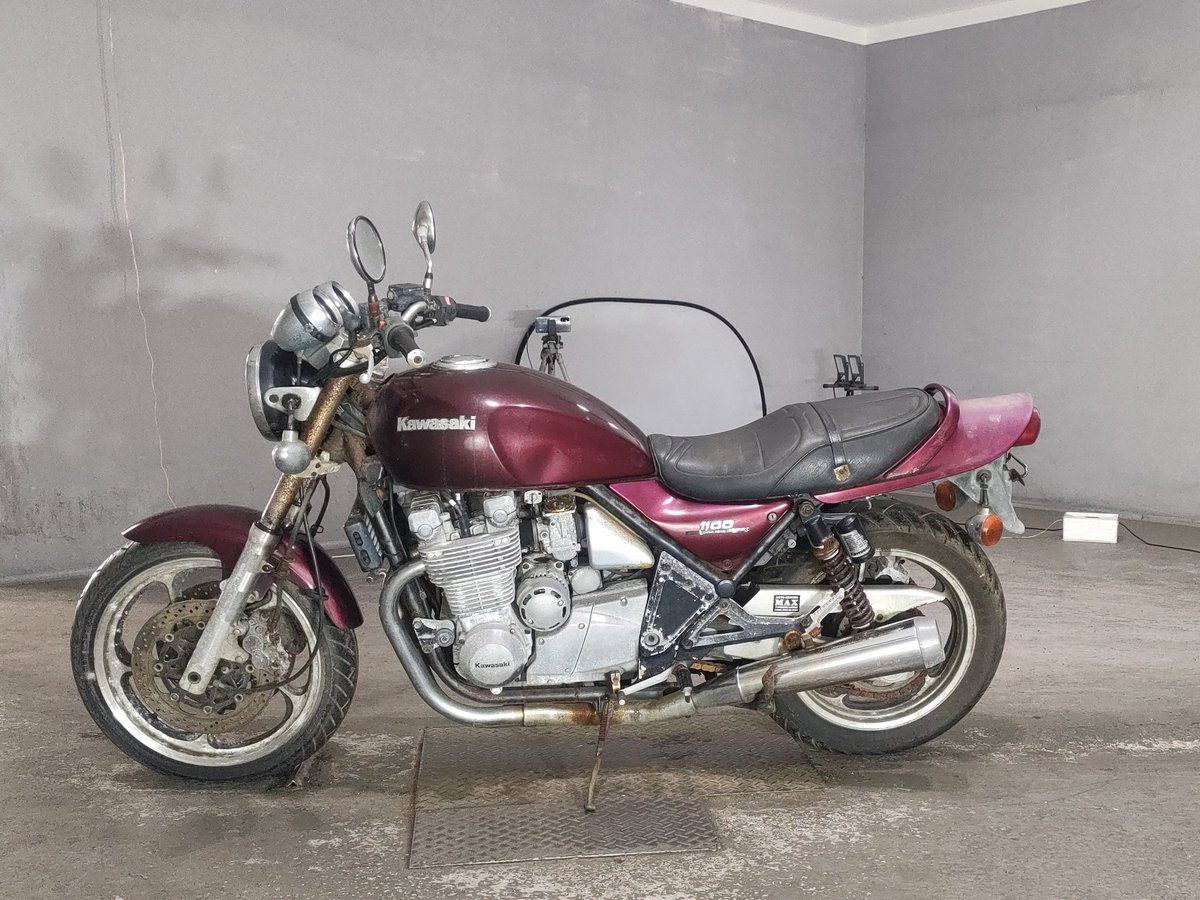 Kawasaki ZEFAR 1100 1992, рама ZRT10A-007781 – мотоцикл из Японии с аукциона JBA, фото 2