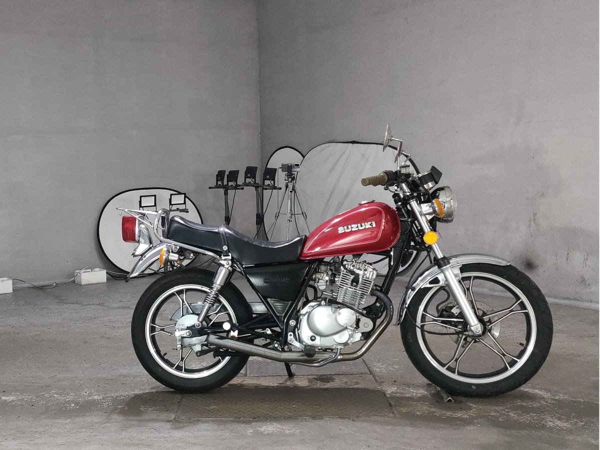 Suzuki GN125H 2009, рама LC6PCJG9290815213 – мотоцикл из Японии с аукциона JBA, фото 1