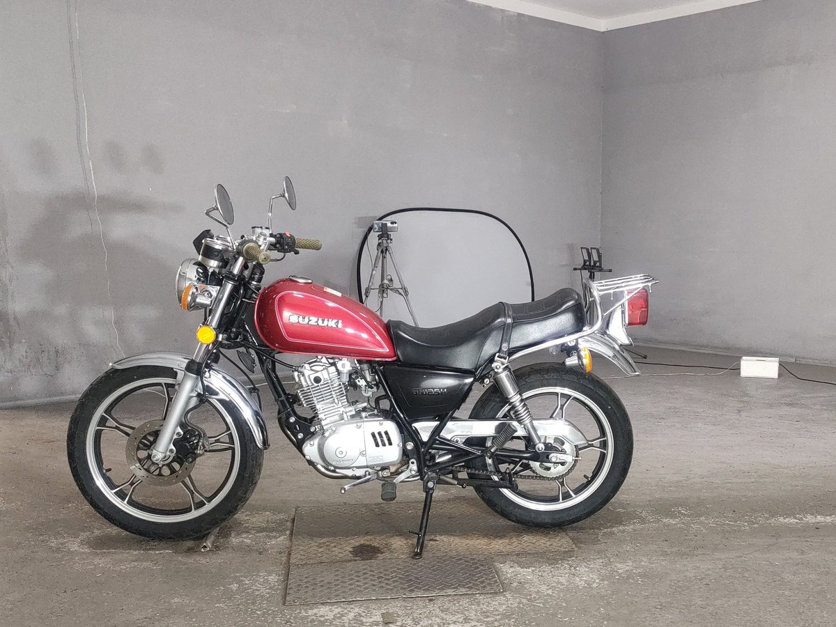 Suzuki GN125H 2009, рама LC6PCJG9290815213 – мотоцикл из Японии с аукциона JBA, фото 2