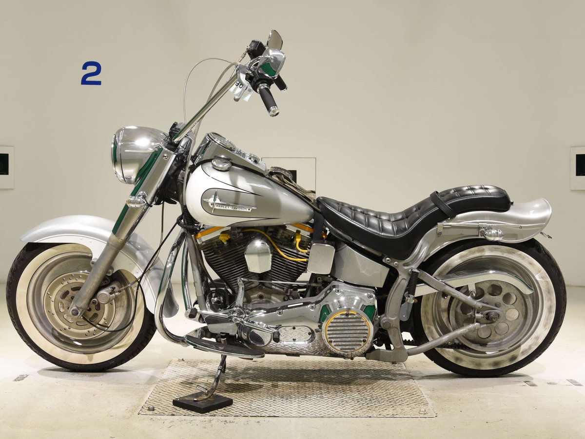 HD FATBOY FLSTF1340 1990, рама 1HD1BML16LY011132 – мотоцикл из Японии с аукциона BDS, фото 2