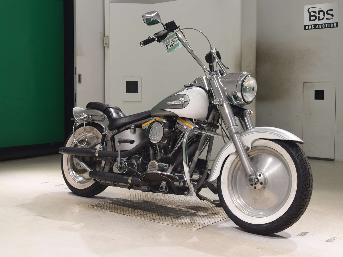 HD FATBOY FLSTF1340 1990, рама 1HD1BML16LY011132 – мотоцикл из Японии с аукциона BDS, фото 3