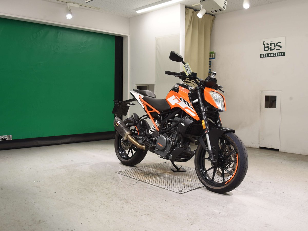 KTM 250 DUKE 2017, рама VBKJPE401HC023318 – мотоцикл из Японии с аукциона BDS, фото 3
