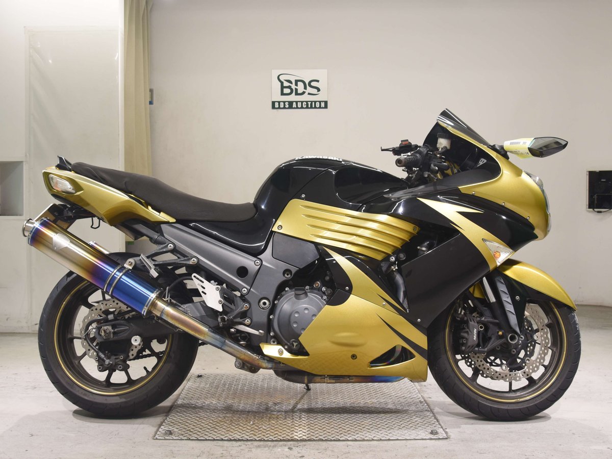 Kawasaki ZZ-R1400 2008, рама ZXT40C-006720 – мотоцикл из Японии с аукциона BDS, фото 1