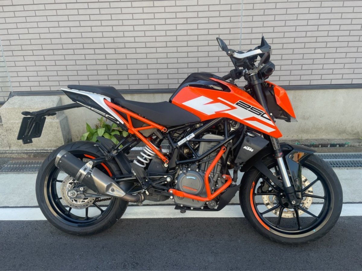 KTM 250 DUKE 2019, рама VBKJPE403KC001960 – мотоцикл из Японии с аукциона IAUC, фото 1