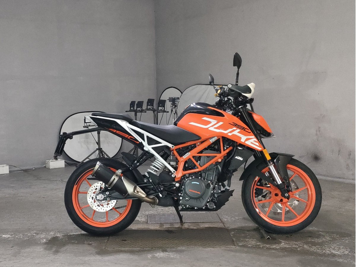 KTM 390 DUKE 2018, рама VBKJPJ409JC258340 – мотоцикл из Японии с аукциона JBA, фото 1
