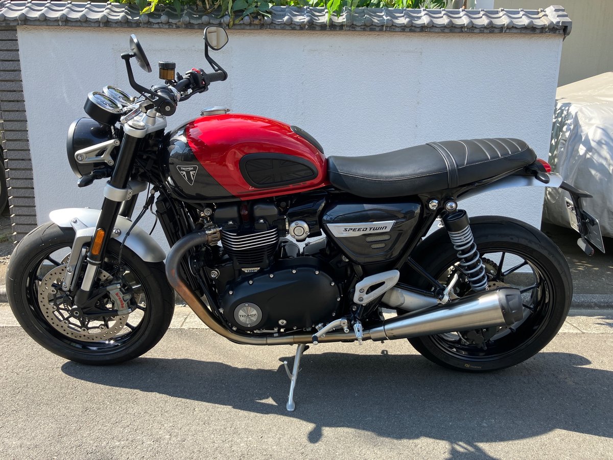 Triumph SPEED TWIN 2024, рама SMTDAD85H4RBP3155 – мотоцикл из Японии с аукциона IAUC, фото 2