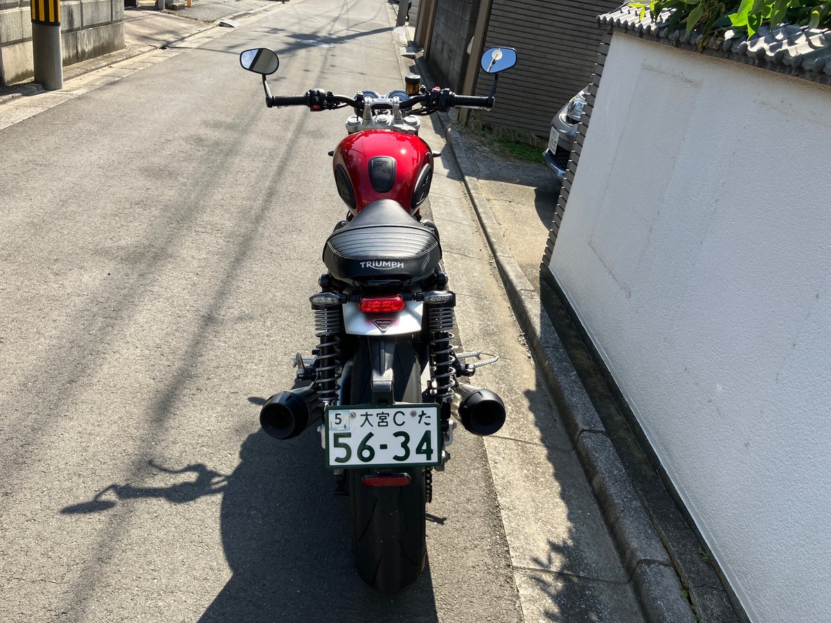 Triumph SPEED TWIN 2024, рама SMTDAD85H4RBP3155 – мотоцикл из Японии с аукциона IAUC, фото 4