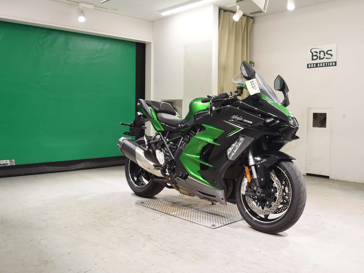 Kawasaki NINJA H2 SX SE 2023, рама ZXT02P-001799 – мотоцикл из Японии с аукциона BDS, фото 3