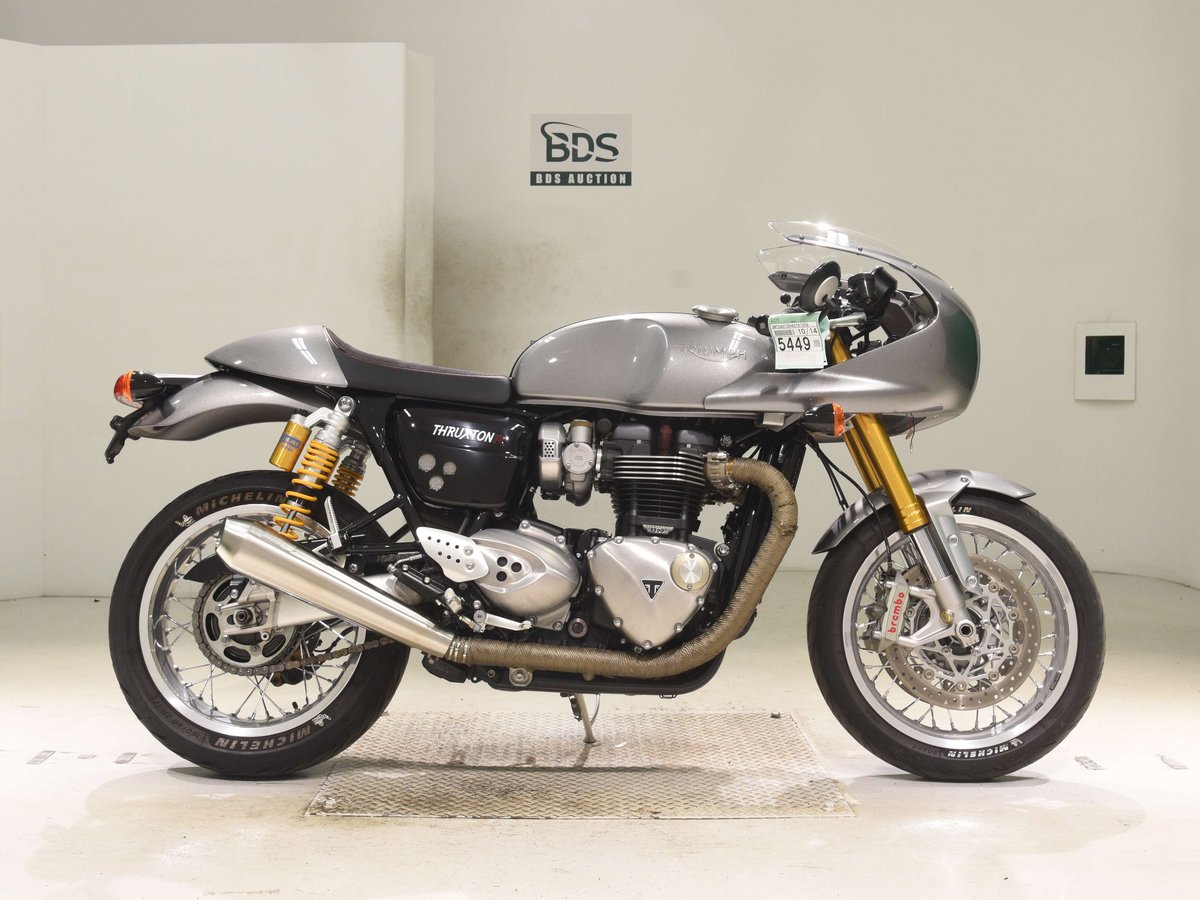 Triumph THRUXTON1200R 2016, рама SMTDAD72H4G781209 – мотоцикл из Японии с аукциона BDS, фото 1