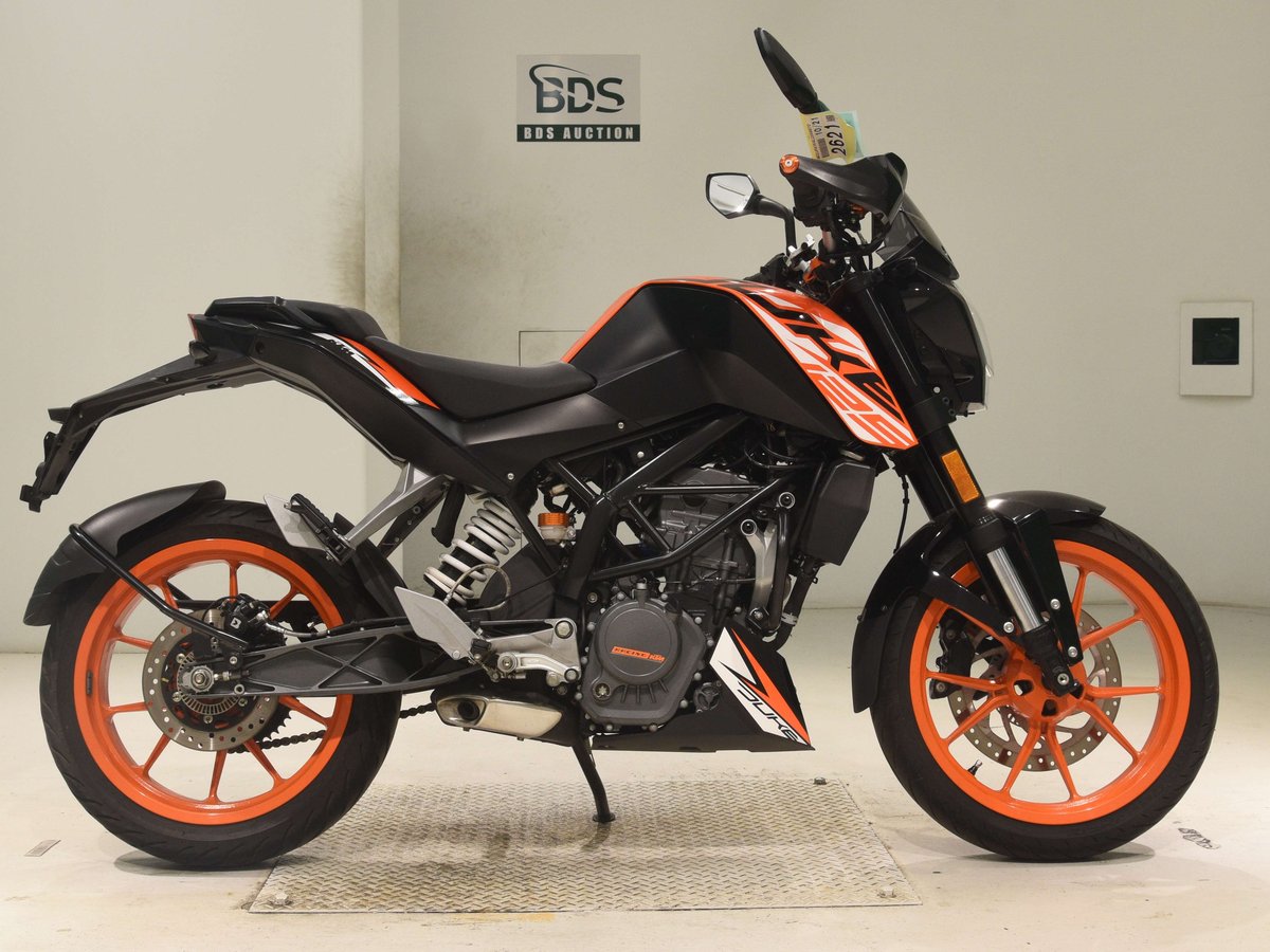 KTM 125 DUKE 2020, рама MD2JPAYK4LC059870 – мотоцикл из Японии с аукциона BDS, фото 1