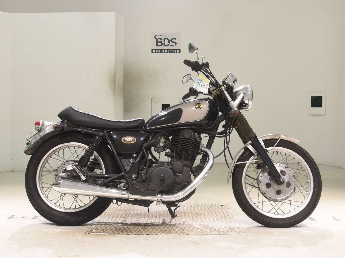 Yamaha SR400 1995, рама 1JR-309342 – мотоцикл из Японии с аукциона BDS, фото 1