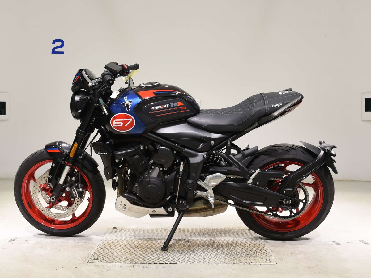 Triumph TRIDENT660 2025, рама SMTL21U47TTCK7333 – мотоцикл из Японии с аукциона BDS, фото 2